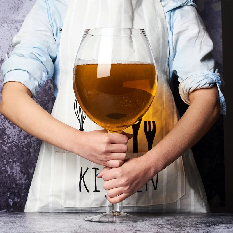 Bicchiere da vino gigante extra large da 3000 ml, 106 Oz e tazza da birra combinata per feste di whisky, compleanni, matrimoni - Bicchiere da liquore