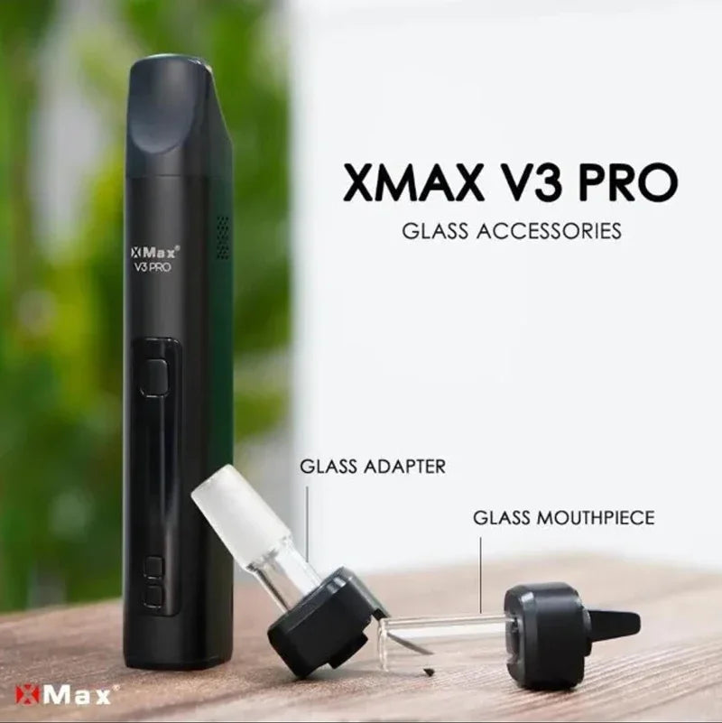 Kit vaporizzatore per erbe secche originale XMax V3 Pro Sistema di riscaldamento rapido a convezione completa TC Tabacoo Vape Pen E Cig 2600mah 18650 Batteria