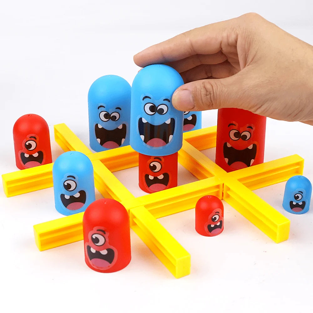Divertenti giochi da tavolo da tavolo Tic Tac Toe Intellettuale Grande mangiare Piccoli scacchi Interattivi Multigiocatore Giochi di società Giocattoli per bambini Adulti