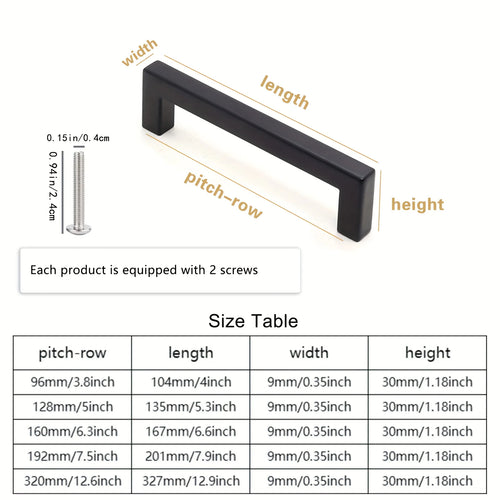 1/10pcs Furniture Pull Handle Kitchen Door Handle Drawer Pull Handle Aluminum Alloy Wardrobe Pull Handle Furniture Hardware