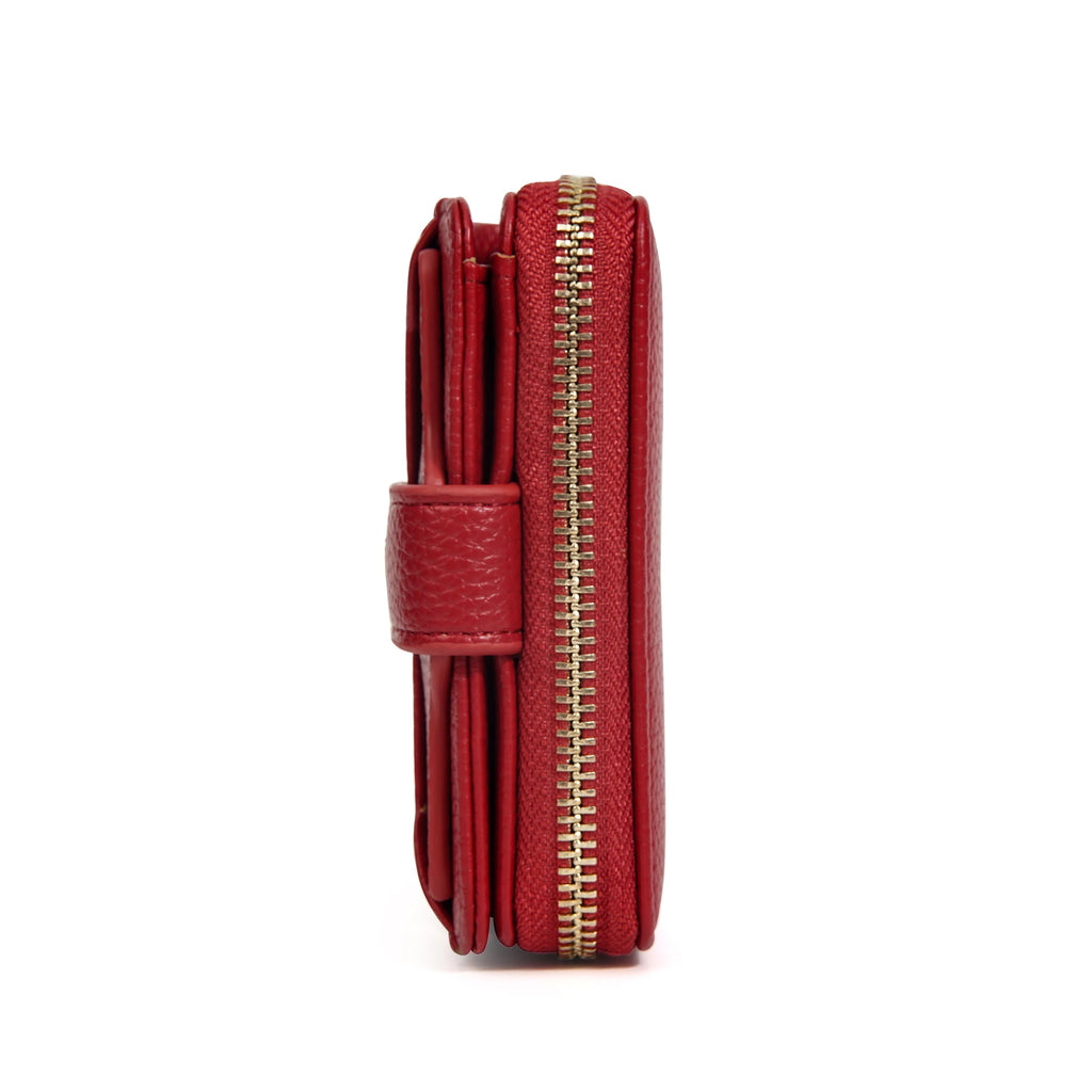 Portafoglio da Donna Baellerry Elegante con Chiusura a Zip, Multifunzionale con Protezione RFID, 6 Scomparti per Carte e Tasca per Monete, Regalo Minimalista