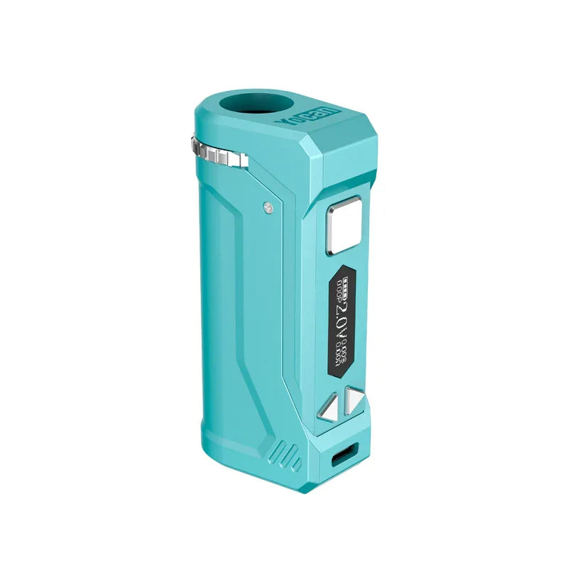 Originale Yocan UNI Pro Box Mod batteria integrata da 650mAh Display OLED 510 Thread 10 secondi sigaretta elettronica Pre-calore Vape