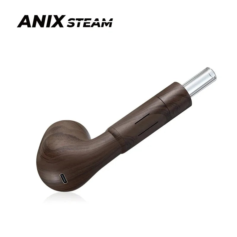ANIX STEAM Jupiter Vaporizzatore per Erbe Secche, E-pipe, Penna Vape per Tabacco ed Erbe, Batteria da 1100mAh, Camera di Riscaldamento in Ceramica con Display OLED