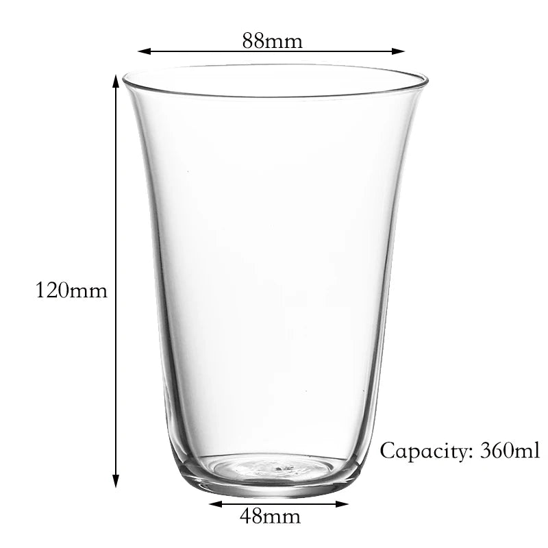 Bicchieri in cristallo senza piombo, creativi, per bibite, Collins, tumbler, per acqua, succo, birra e cocktail