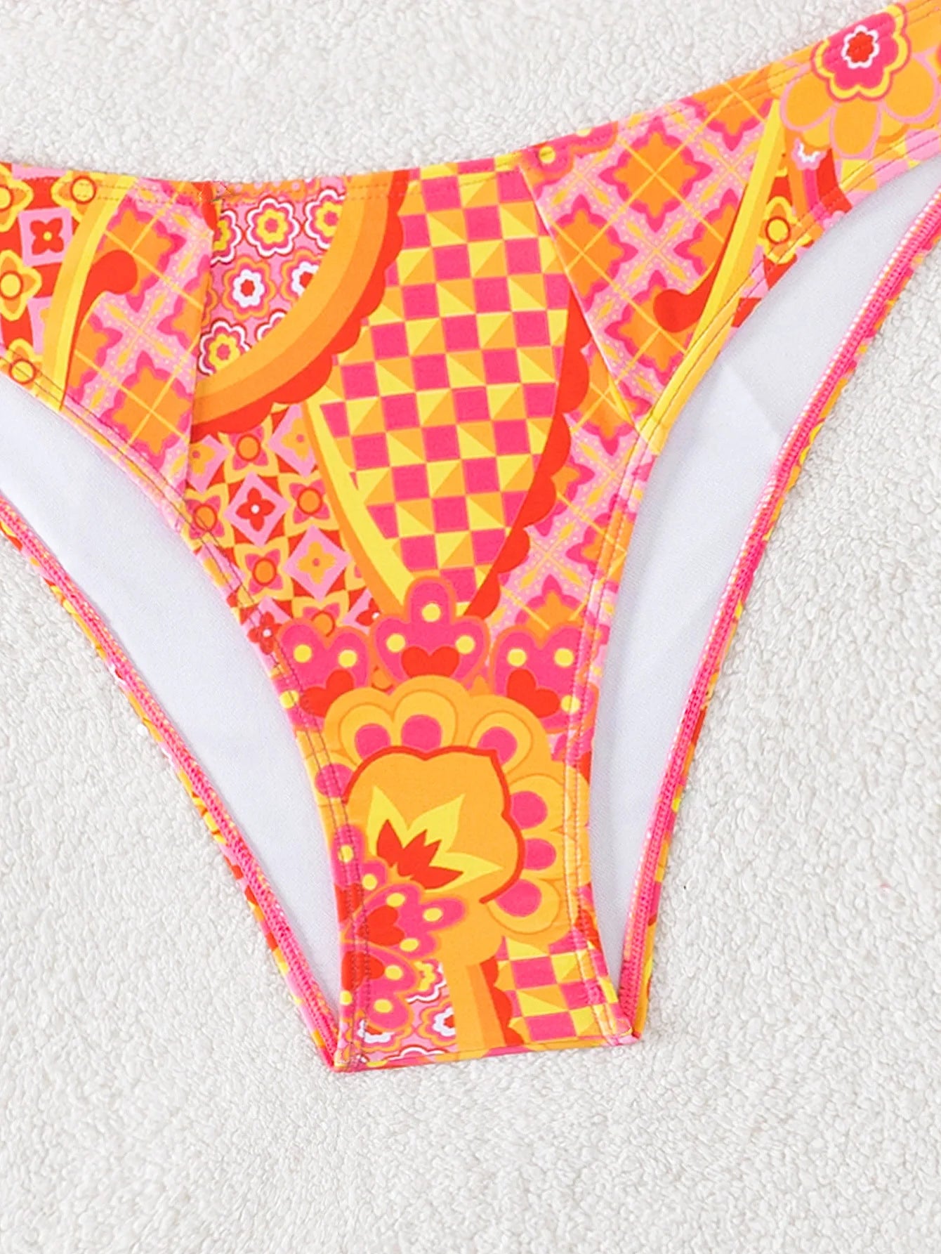 Nuovo Set Bikini Triangolo 2026 - Costume da Bagno Push-Up con Stampa Floreale e Slip Brasiliano