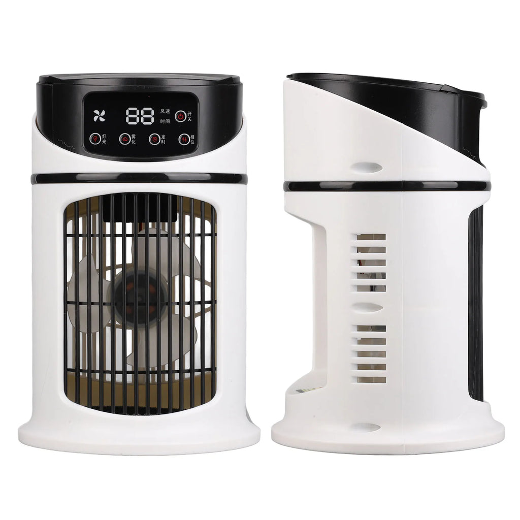 Balsamo portatile Mini condizionatore portatile Ventola di raffreddamento multifunzione mobile Ventola di raffreddamento ad acqua per ufficio domestico