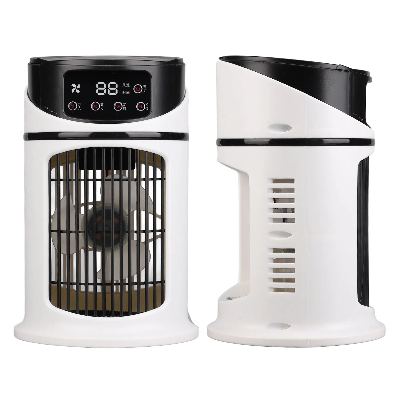 Balsamo portatile Mini condizionatore portatile Ventola di raffreddamento multifunzione mobile Ventola di raffreddamento ad acqua per ufficio domestico