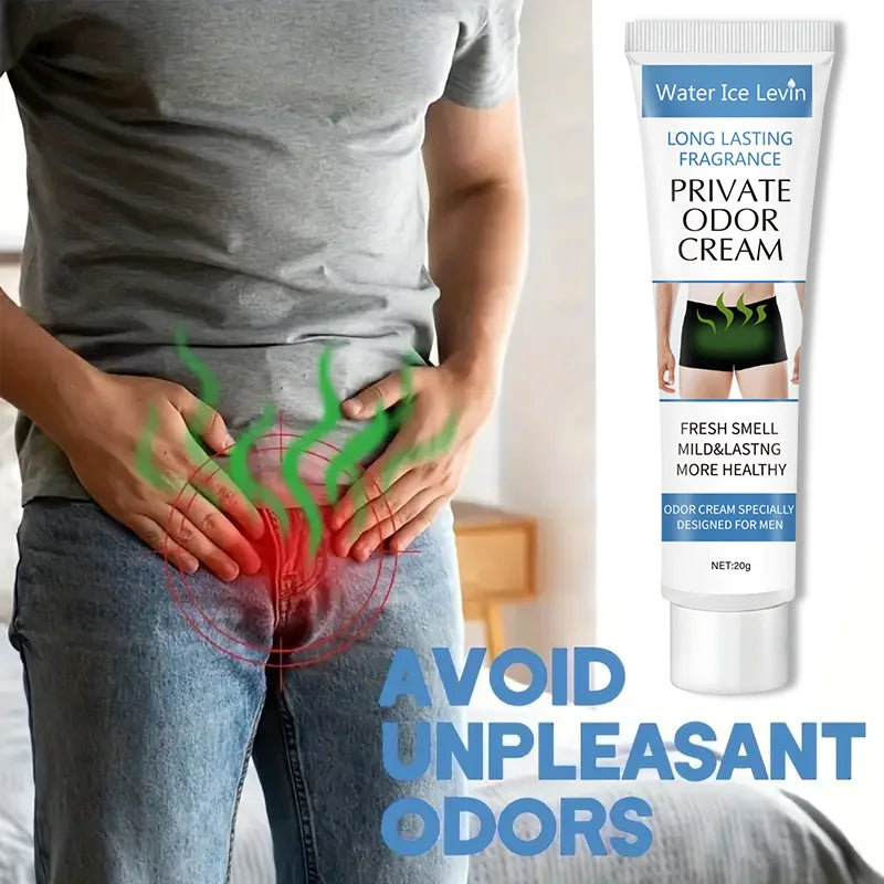 Men's Personal Deodorant Cream - Long-Lasting Freshness and Odor Control, Gentle and Moisturizing, Designed for Men with Unique Odors - Keeps Your Body Fresh and Confident All Day Long