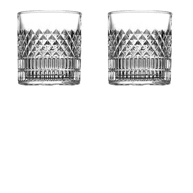 1/2/3/4pcs Tazze 335ml Tazza di whisky trasparente per la festa/casa/bar Bicchiere di cristallo europeo Tazza di vino Tazze all'ingrosso Tazza Bicchiere di birra
