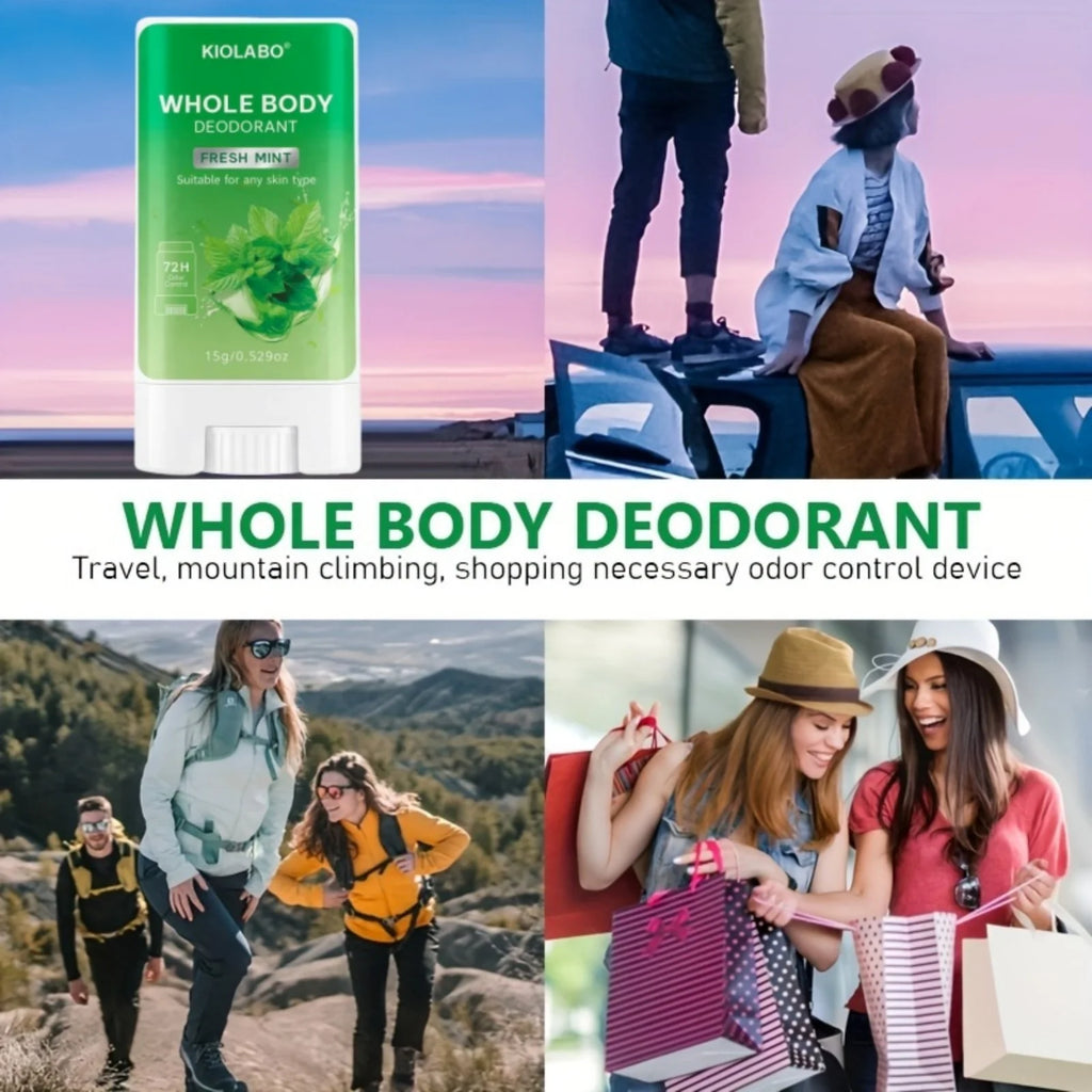 72 hour long-lasting deodorizing, 15g deodorizing and antiperspirant cream, keeps you fresh and dry all day long
