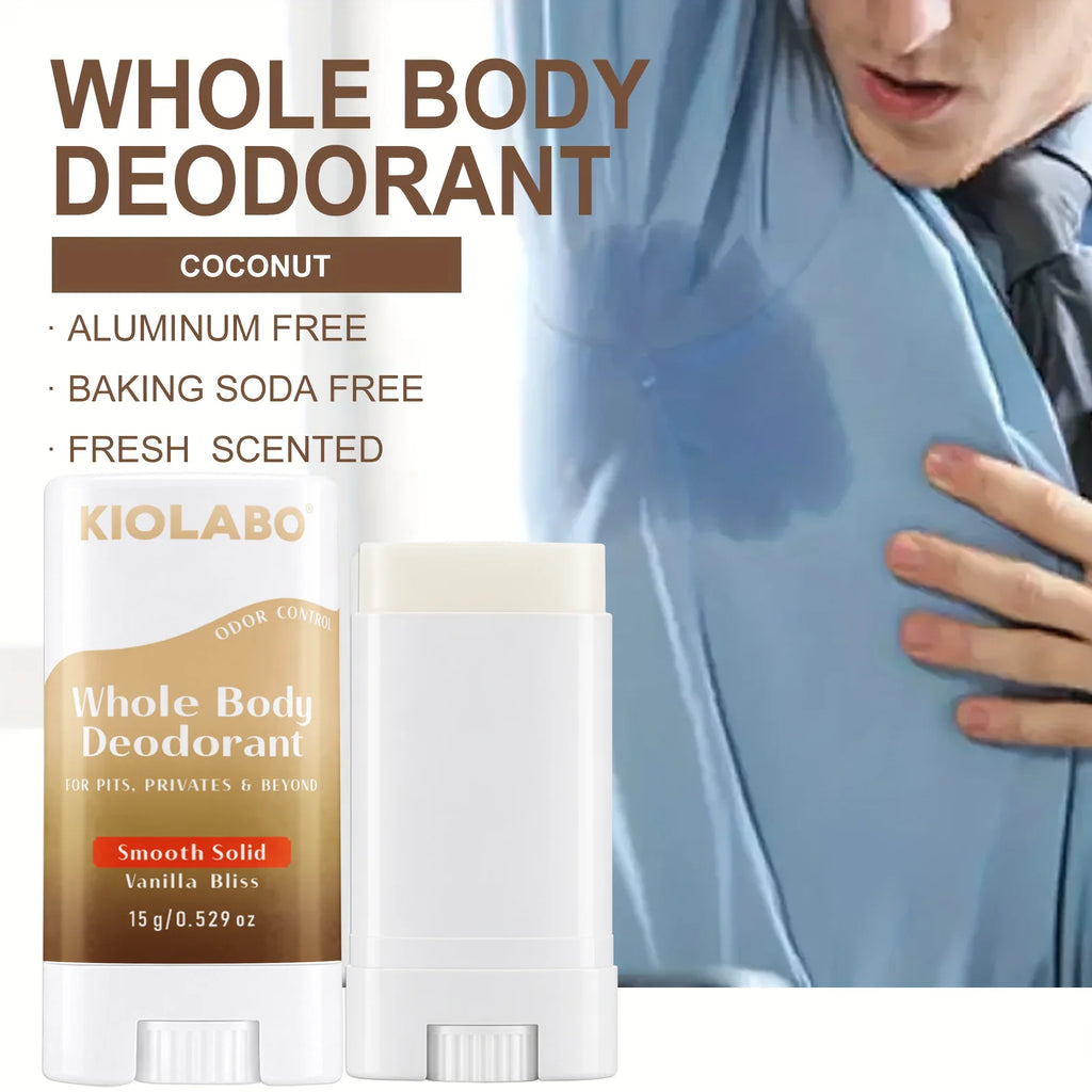 Deodorante portatile in stick per la cura del corpo, fragranza fresca, adatto per l'uso quotidiano, all'aperto, adatto sia per uomini che per donne