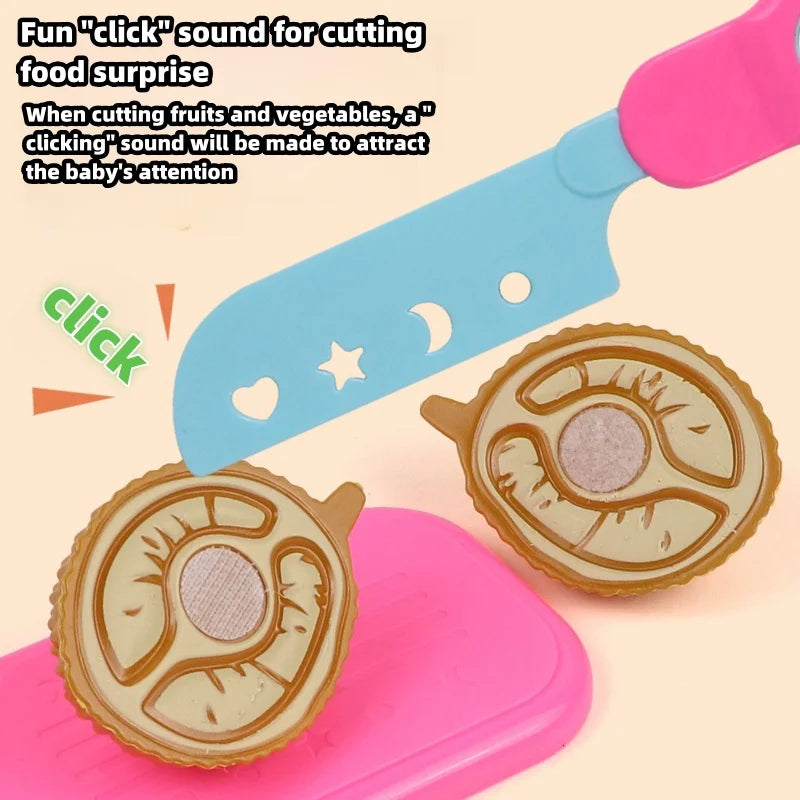 25 pezzi Set fai da te taglio di frutta giocattolo musicale simulazione verdura frutta e verdura giocattolo per bambini ragazza ragazzo cucina set di cibo