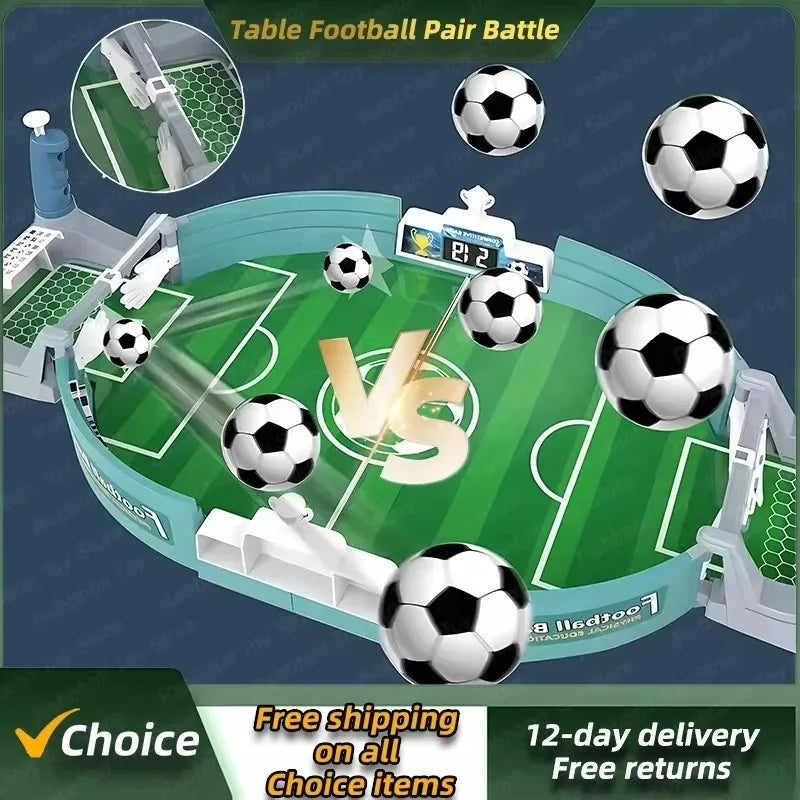 Tavolo da calcio caldo per feste in famiglia Gioco da tavolo da calcio Giocattoli da calcio interattivi da tavolo Bambini Ragazzi Sport Gioco portatile all'aperto Regalo