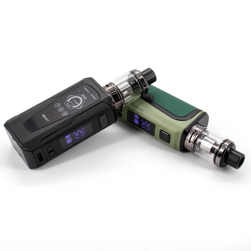 Smoke E5 Kit 120W Vape Box Mod con atomizzatore serbatoio Pod da 2.5ml 1800mAh batteria integrata schermo OLED sigaretta elettronica vaporizzatore penna Vape