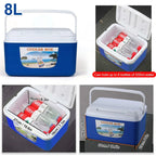 Box Frigo Esterno Isolato 8L Portatile Per Campeggio Picnic All Aperto