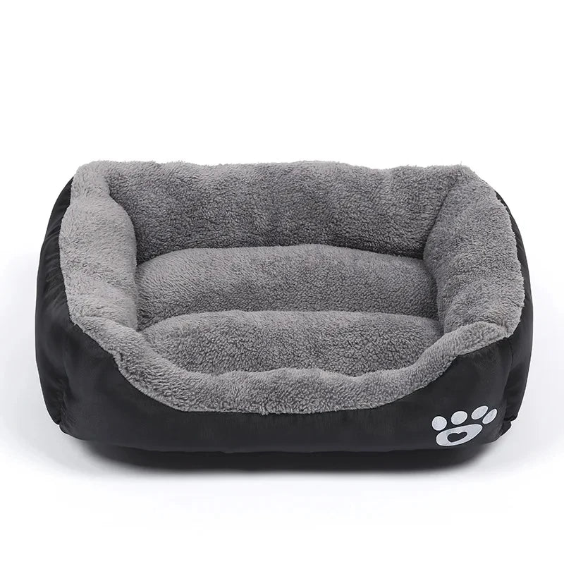 Morbido divano quadrato per cani di grandi dimensioni Cuscino elastico per casa per cani Inverno caldo Letto per cani medio Lavabile Cuccia per gatti Accessori per la casa