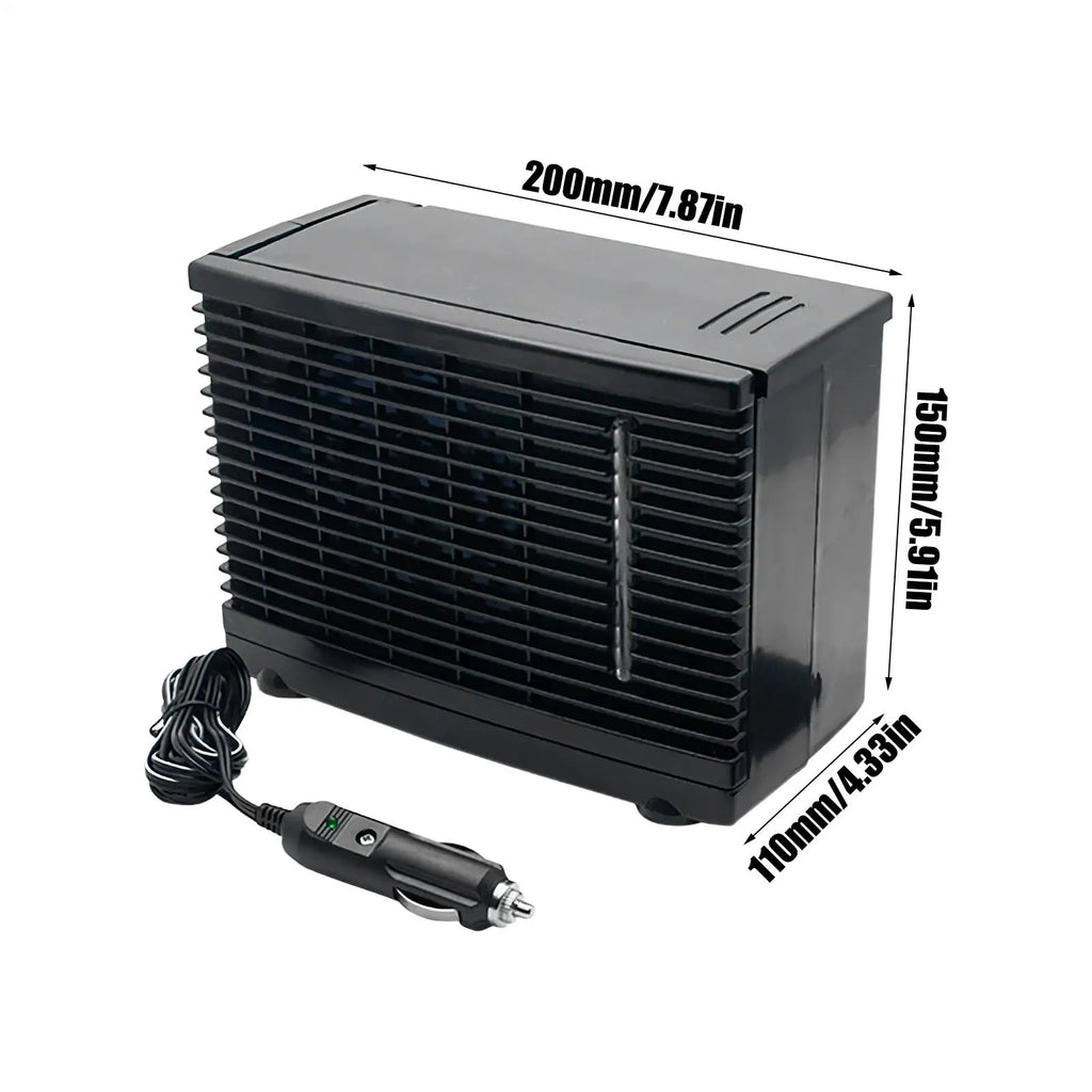 Condizionatori d'aria portatili per condizionatore d'aria per veicoli per auto Apparecchio di raffreddamento adesivo 12V con serbatoio dell'acqua per campeggio nel seminterrato