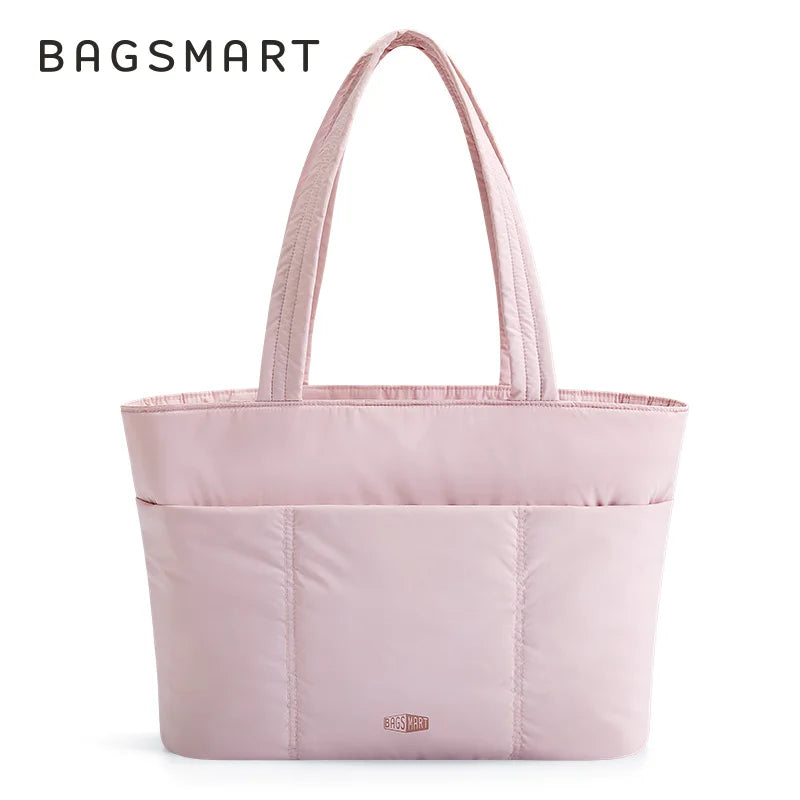 BAGSMART Tote Bag Brand Luxury 2025 Borse originali Borsa da viaggio da donna Borse a mano per college scolastici di grande capacità per donna