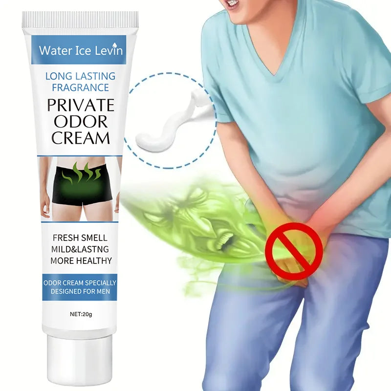 Crema deodorante privata da uomo - Freschezza e controllo delle odori a lunga durata, delicata e idratante, progettata per gli uomini con odore unico - Mantiene il corpo fresco e sicuro tutto il giorno
