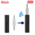 Ricevitore Bluetooth 5.0 per Auto con Jack AUX 3.5mm, Kit Audio Stereo, Trasmettitore per Altoparlanti, Adattatore Wireless con Microfono