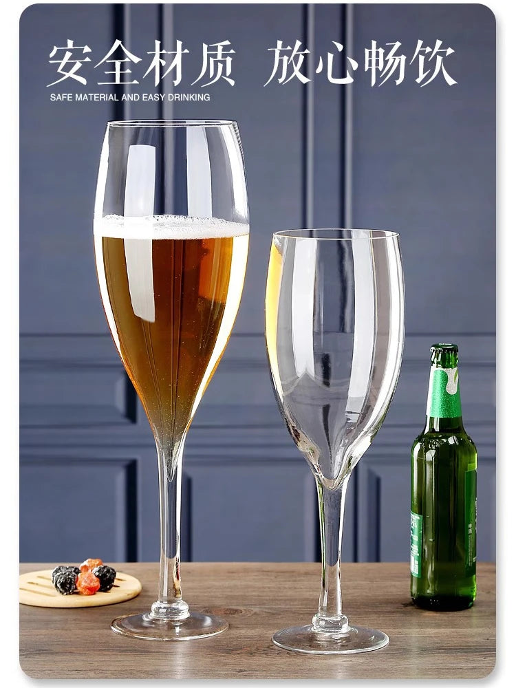 Bicchiere da birra di grande capacità Bicchieri da vino rosso per bar Bicchiere da eroe Bicchiere da champagne extra