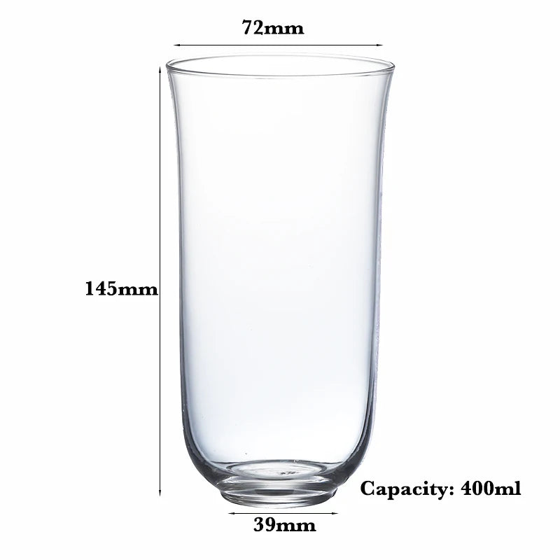Bicchieri in cristallo senza piombo, creativi, per bibite, Collins, tumbler, per acqua, succo, birra e cocktail