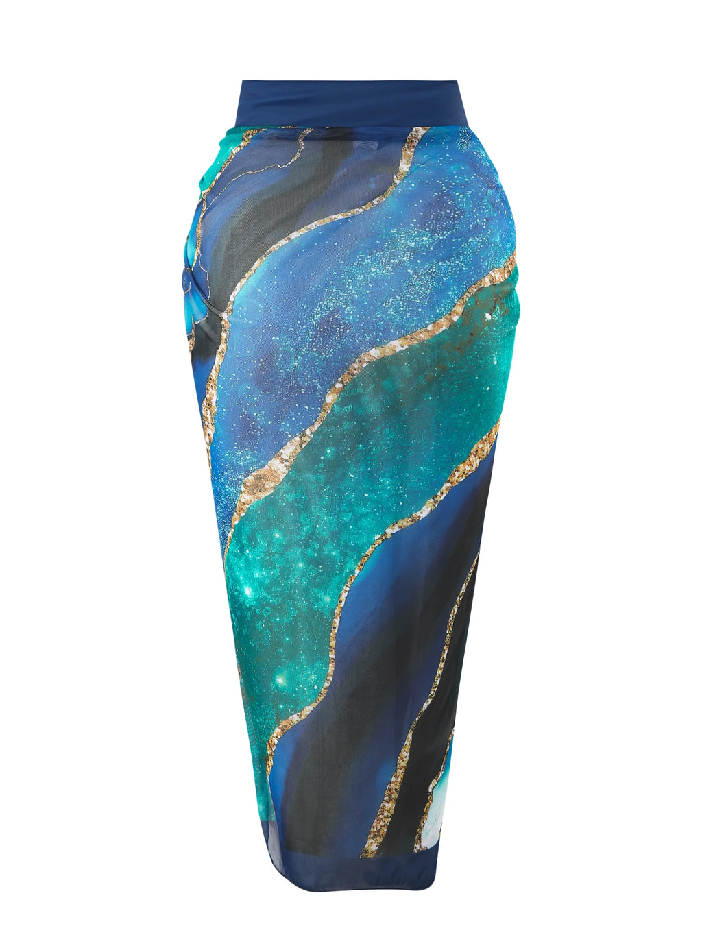 Costume da bagno bikini intero stampato digitale estivo nuovo su misura per donna Protezione solare conservatrice Gonna di garza monopezzo 2-P