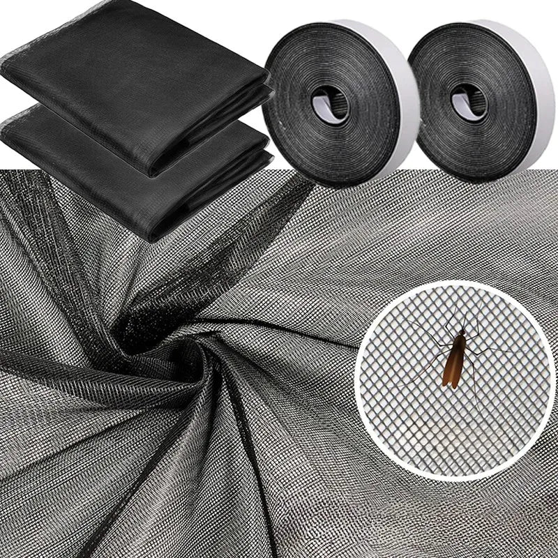 Anti zanzariera per interni insetti mosche zanzariera tenda per schermo a rete protezione per la casa rete per finestre forniture per la casa durevoli di alta qualità