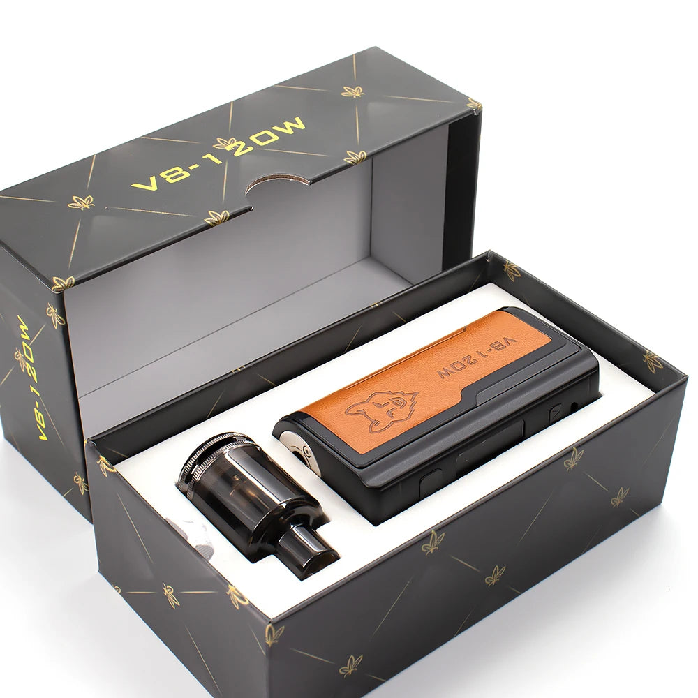 Smoke E5 Kit 120W Vape Box Mod con atomizzatore serbatoio Pod da 2.5ml 1800mAh batteria integrata schermo OLED sigaretta elettronica vaporizzatore penna Vape