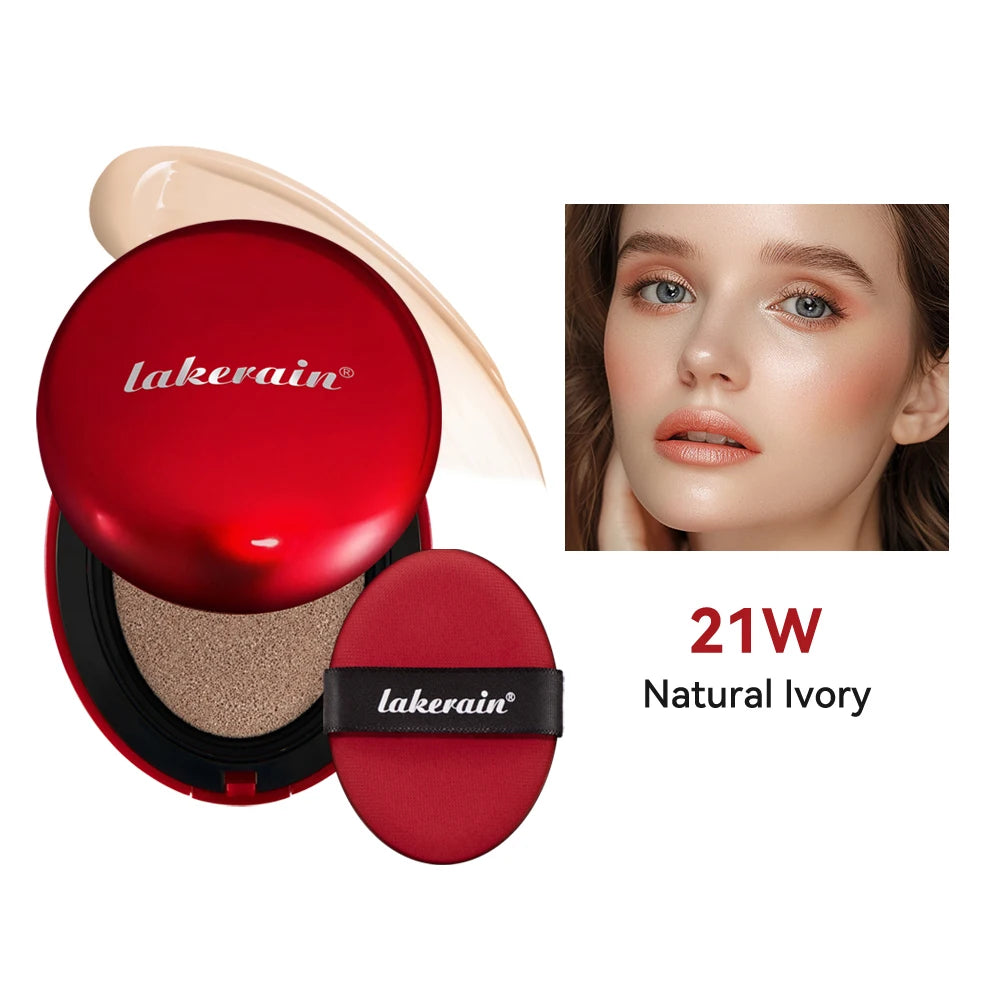 Fondotinta Cushion Coreano Idratante Naturale Copertura 72H Semi-Matte Lunga Durata Base Trucco Donna