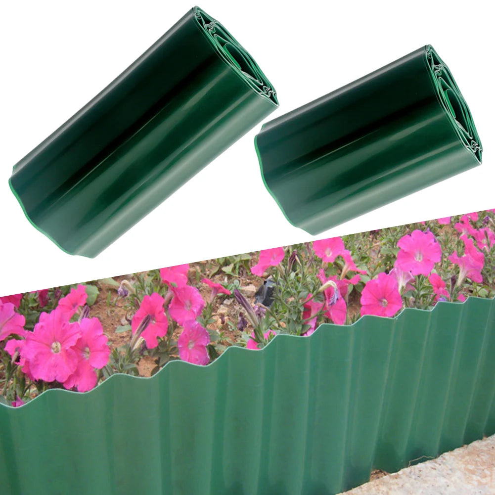 30/40 centimetri Giardino Erba Prato Bordo Bordo Recinzione Percorso FAI DA TE Flessibile Prato Recinzione Paesaggio Esterno Decorazione del Giardino di Plastica arredamento del giardino