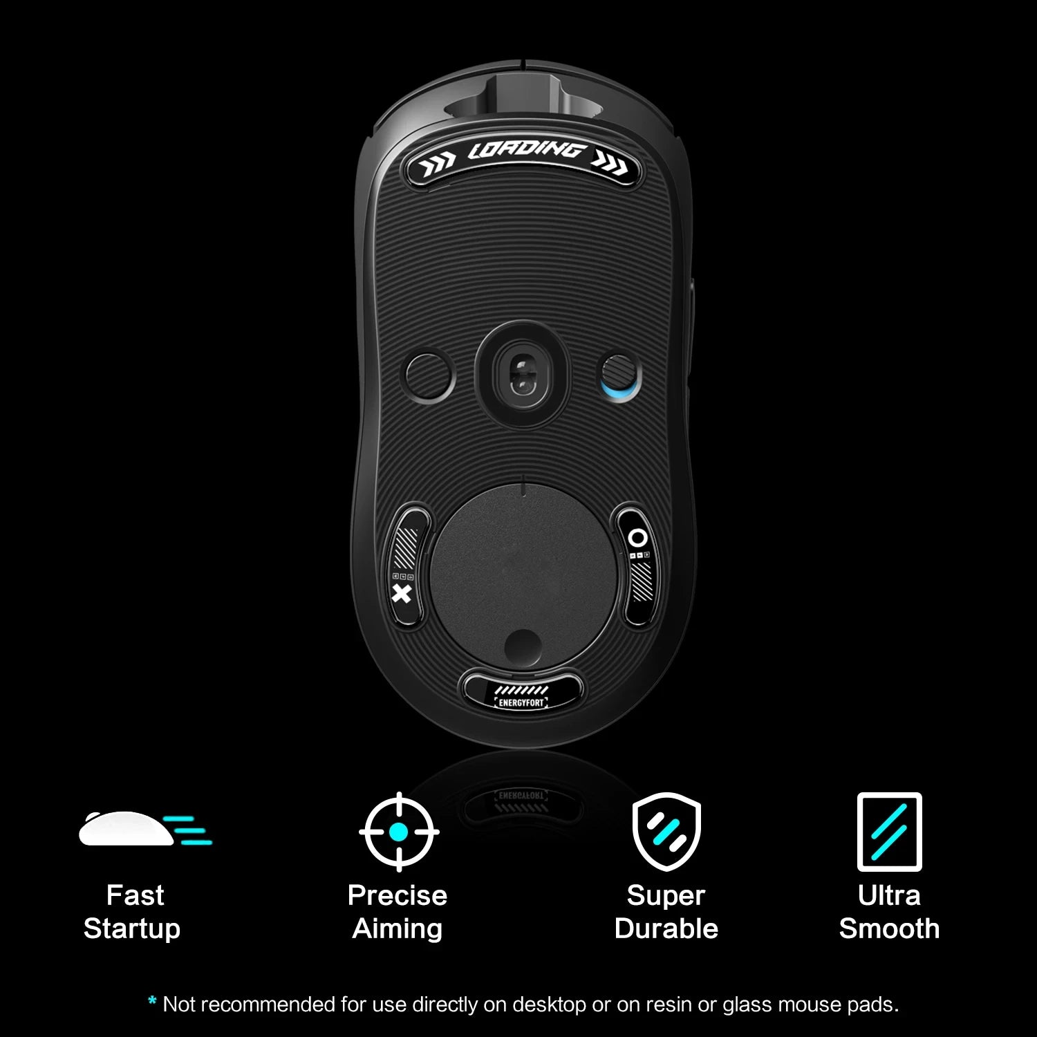 Pattini Per Mouse Con Superficie Morbida E Durevole Per Logitech G PRO Wireless