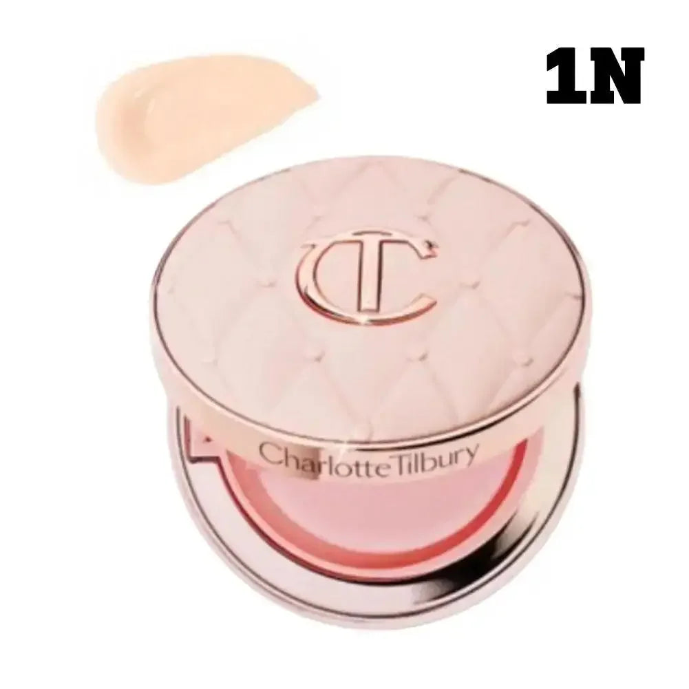 CT Fondotinta Liquido Portatile Controllo Olio Effetto Luminoso, Cipria Compatta Micro-Light, Rossetto Air Cushion, Set Trucco