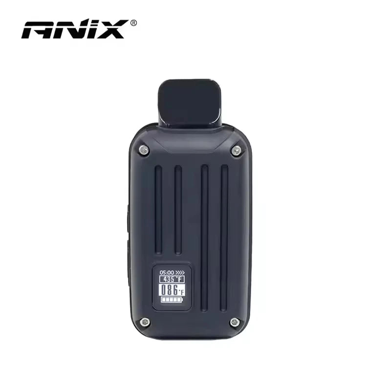 Kit vaporizzatore Vape per erbe secche originale Anix Urano Batteria da 2200 mAh con cappuccio magnetico per camera SS304 Display OLED Sigaretta elettronica