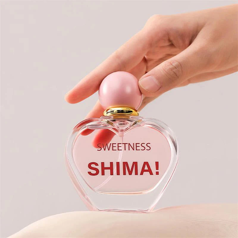 Creative Brand Unisex Heartshaped Perfume Fresh Natural Orange Berry Woody Rose Light Perfume Sweet Girlish Love Fragrance Spray