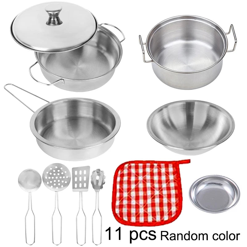 Set da cucina Fai finta di giocare Giocattolo da cucina simulato Set da gioco di ruolo per bambini Set da cucina Regalo educativo per bambini Ragazze Ragazzo