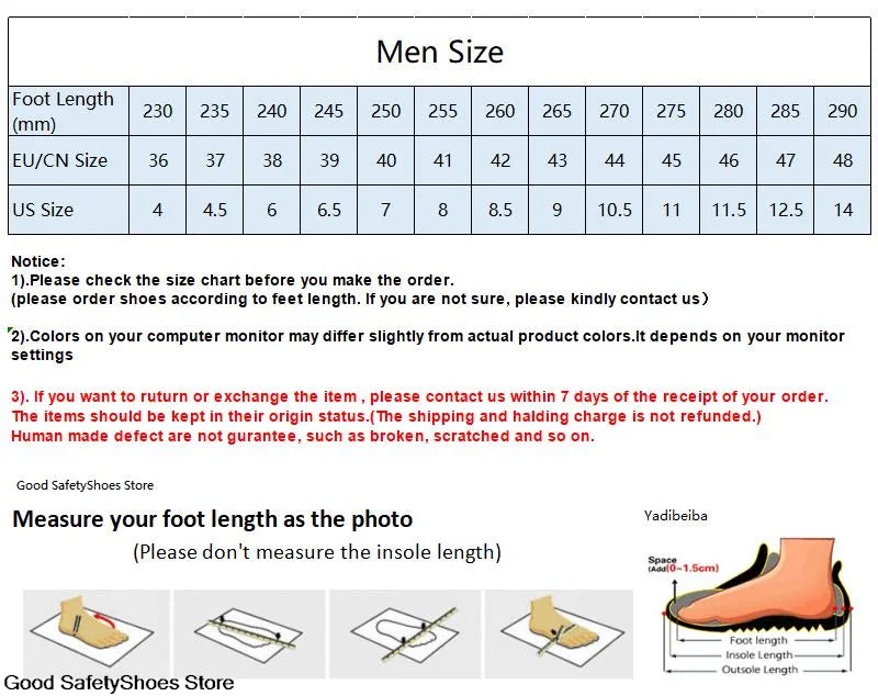 Scarpe antinfortunistiche da uomo per scarpe da ginnastica da lavoro donna uomo scarpe da lavoro con punta in acciaio scarpe protettive di sicurezza leggere anti-sfondamento anti-perforazione