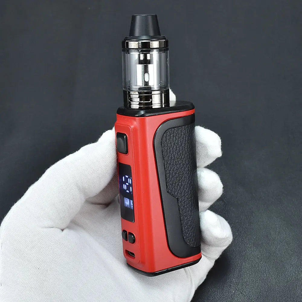 WOLFCOOLVAPE Sigaretta Elettronica 120W Box Mod Vaporizzatore Kit Box Mod con Schermo OLED Vaporizzatore 18000mAh Serbatoio Vape da 2.0ml