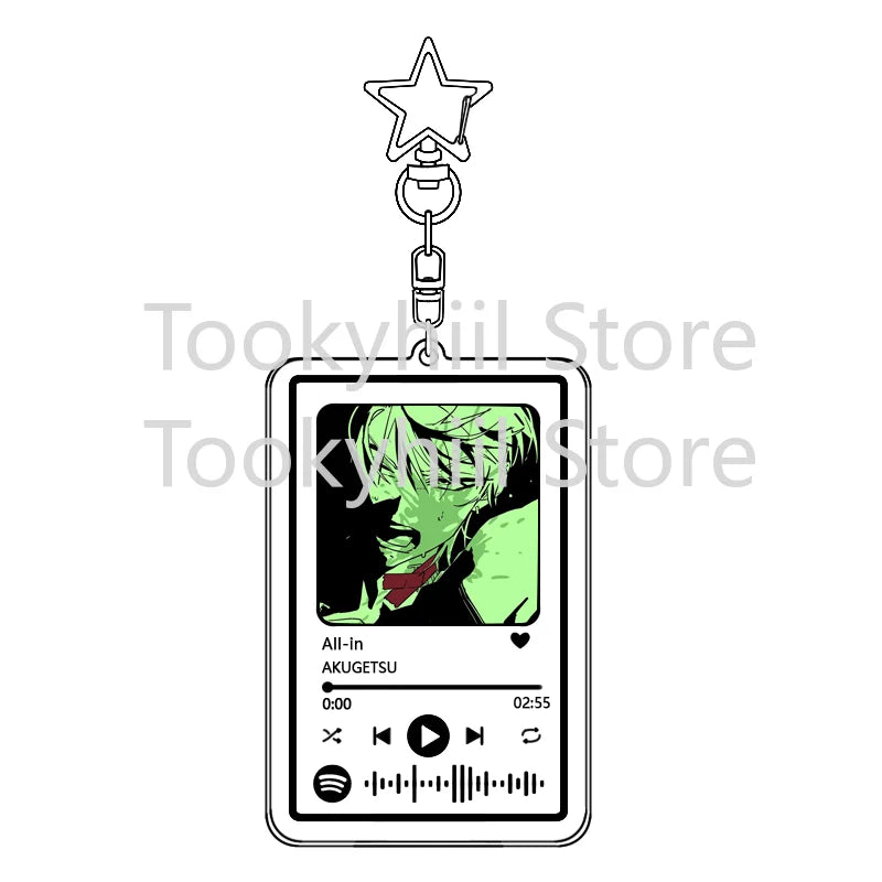 Popolare 26 brani Alien Stage Music Portachiavi Colonna sonora originale LUKA Accessorio per donna Ciondolo per borsa Playlist Codice Keying Fans Regalo