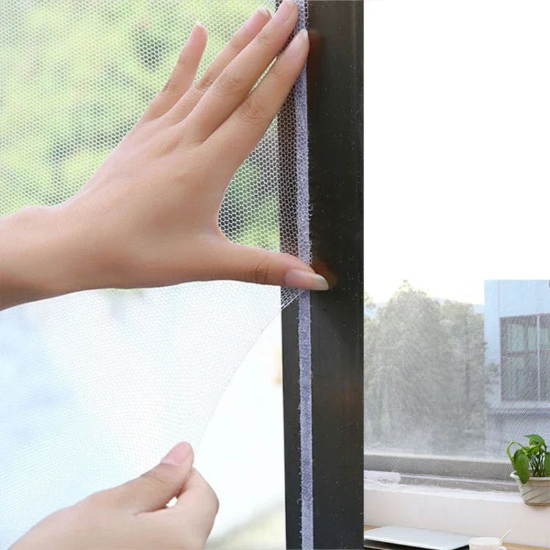 Zanzariera per Finestre e Porte, Tenda in Tulle Anti-Insetti, Tessili per la Casa e il Giardino