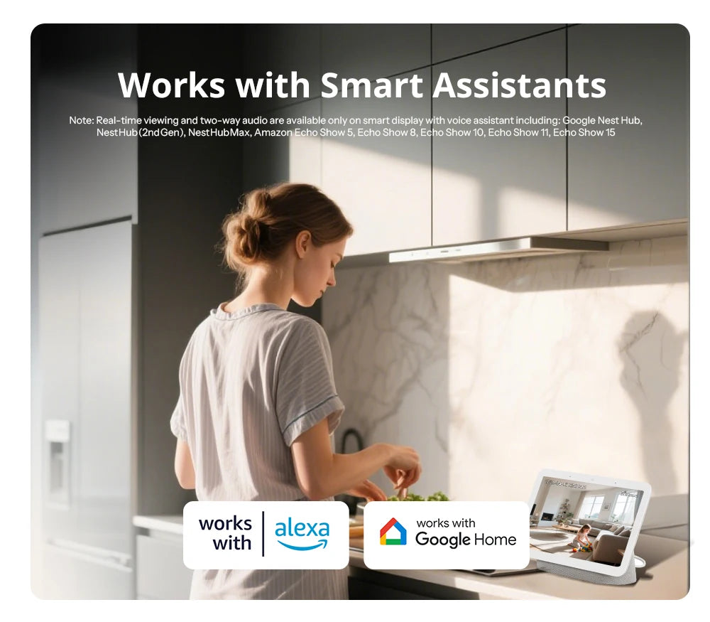 SONOFF CAM PT2 Smart Home Security Camera Smart Night Vision 360° Panoramic View Remote HD Monitoring with Real-Time Interaction