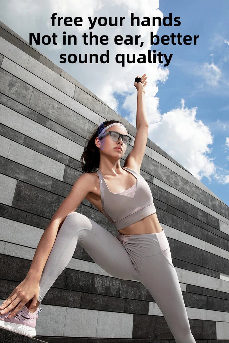 2025 Nuovi occhiali audio Bluetooth intelligenti - Lenti fotocromatiche Altoparlanti HD integrati per musica/chirchi Occhiali da sole wireless