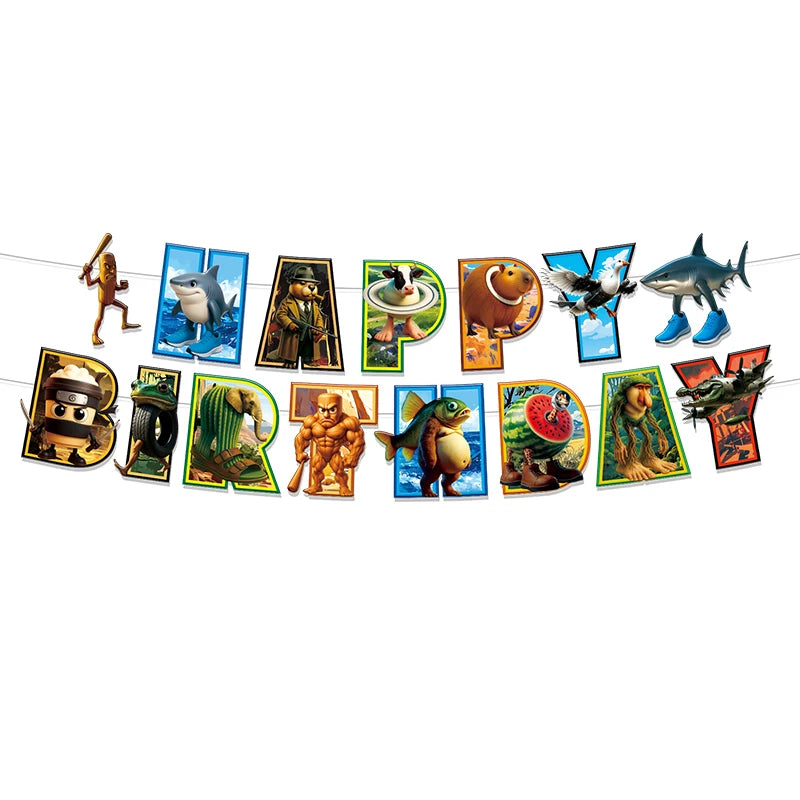 Set di stoviglie usa e getta a spirale per feste di compleanno a tema italiano: piatti, tovaglie, striscioni, bicchieri e tovaglioli di carta per bambini
