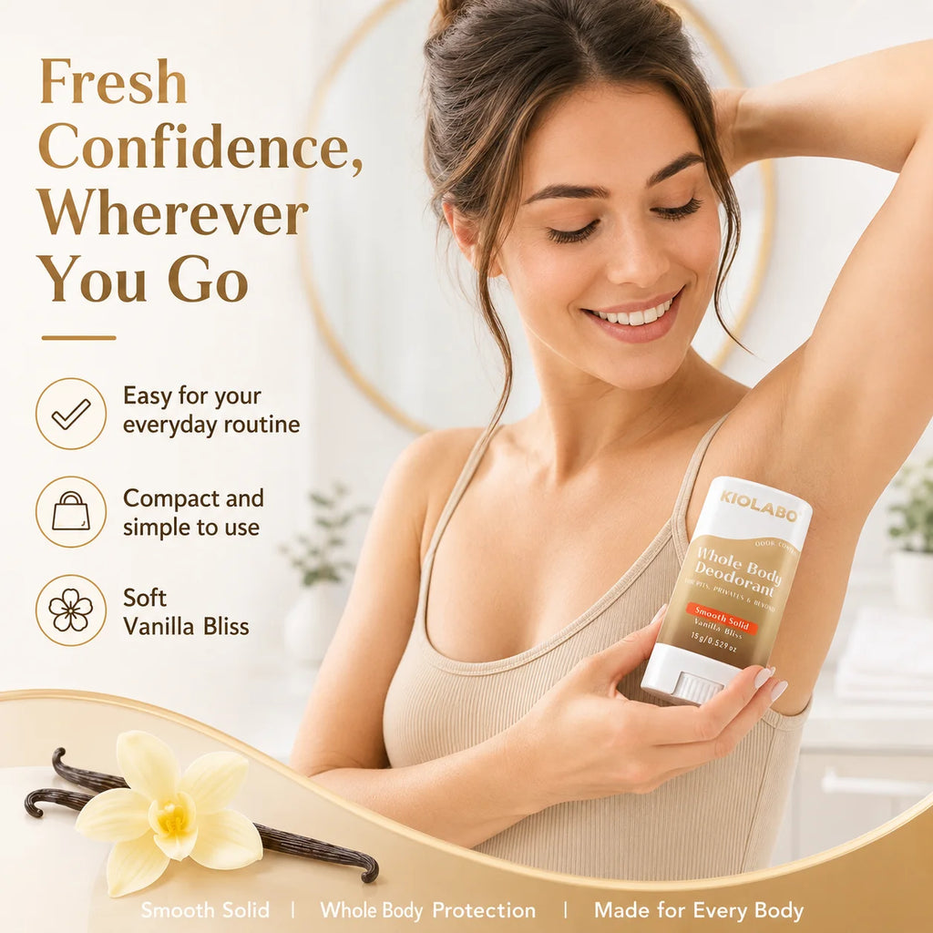 Deodorante portatile in stick per la cura del corpo, fragranza fresca, adatto per l'uso quotidiano, all'aperto, adatto sia per uomini che per donne