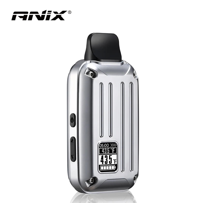 ANIX Uranus Dry Herb Black vaporizzatore E sigaretta 2200mAh batteria Herbal Vape Pen Herbal vaporizzatore Kit Vape Starter Kit Ecig