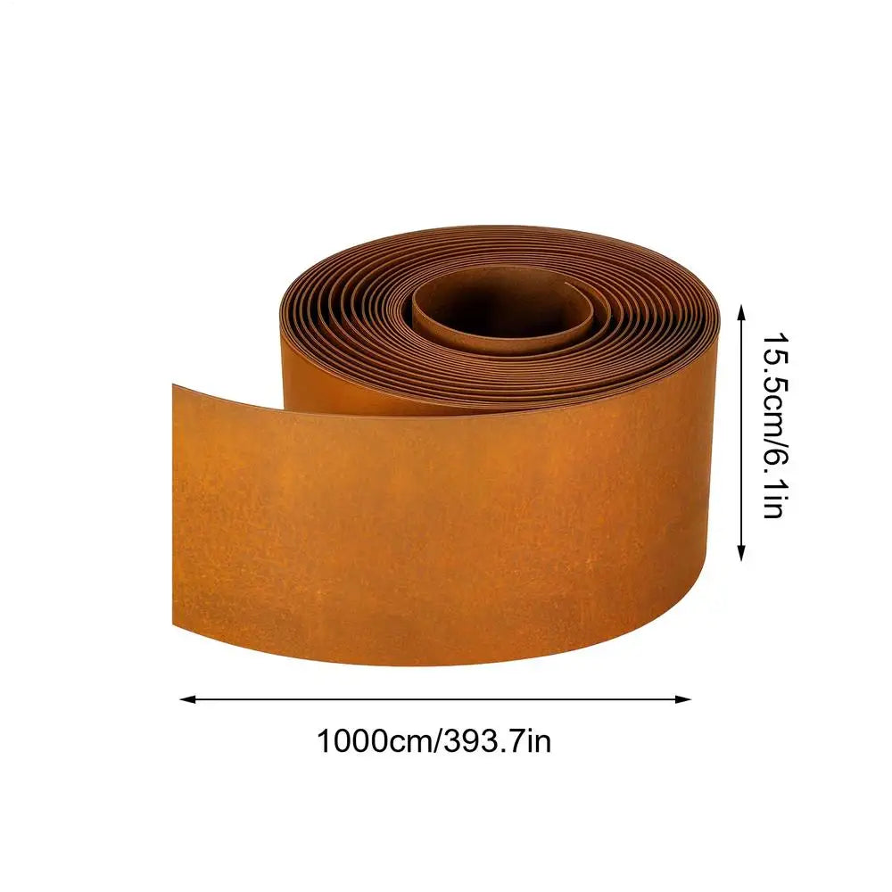 Bordo per Giardino, Bordura per Prato, Bordo Metallico Moderno Alto in Acciaio Resistente alle Intemperie per Serra, Giardino, Cortile, Patio