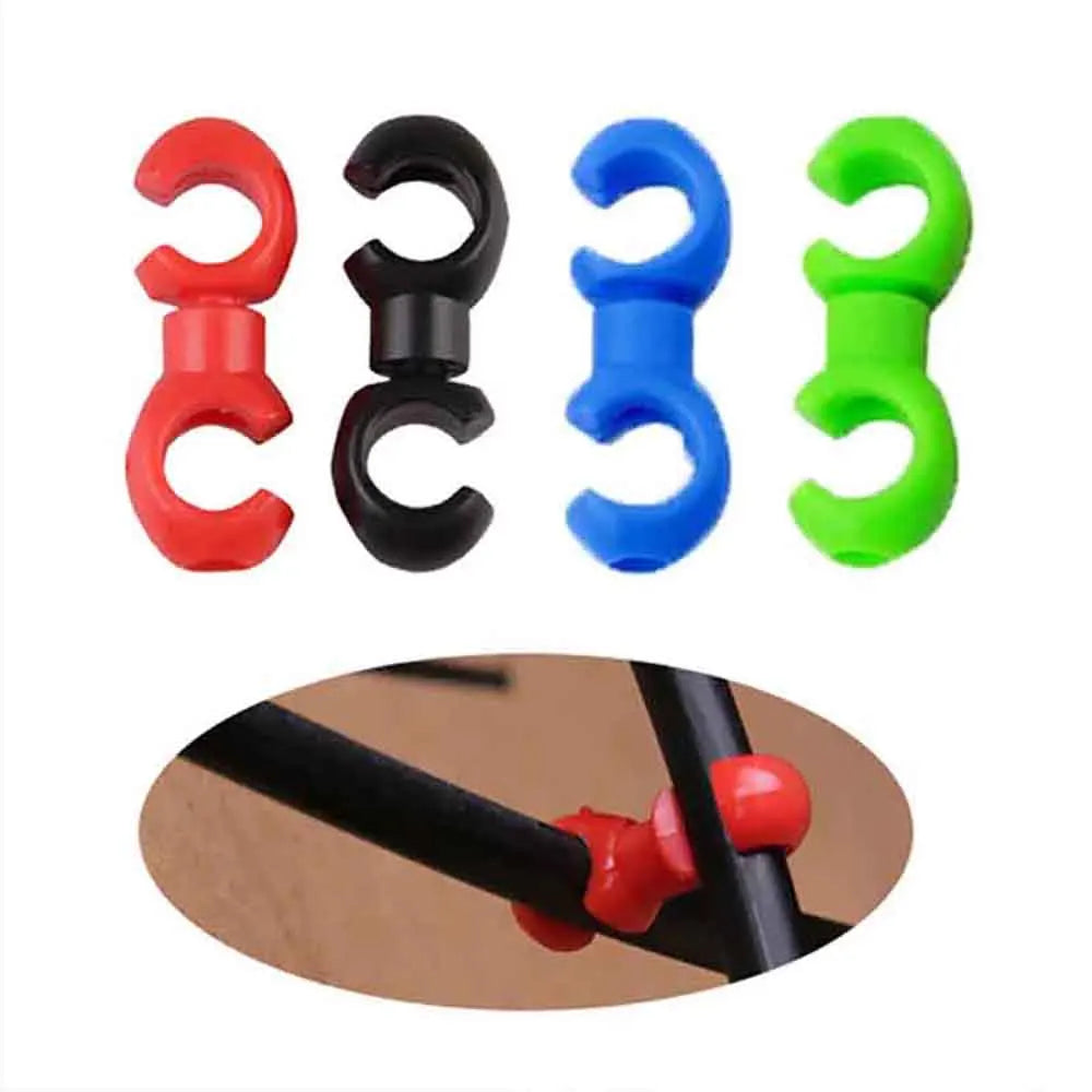10 pz Girevole MTB Cavo Freno Pinze Bicicletta Shift Gear Cavo Fibbie Guida Linea Pinze Per Il Ciclismo Liscio Prestazioni Migliorate