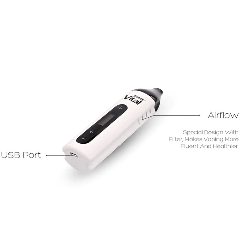 Vaporizzatore originale XMAX VITAL Dry Herb 2550mAh batteria Full Ceramic camera di riscaldamento temperatura regolabile Kit sigaretta elettronica