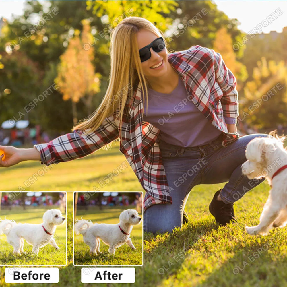 Cuffie per occhiali Bluetooth senza fili Cuffie per occhiali da sole fotocromatici a conduzione ossea Auricolari per sport all'aria aperta Cuffie per occhiali UV400