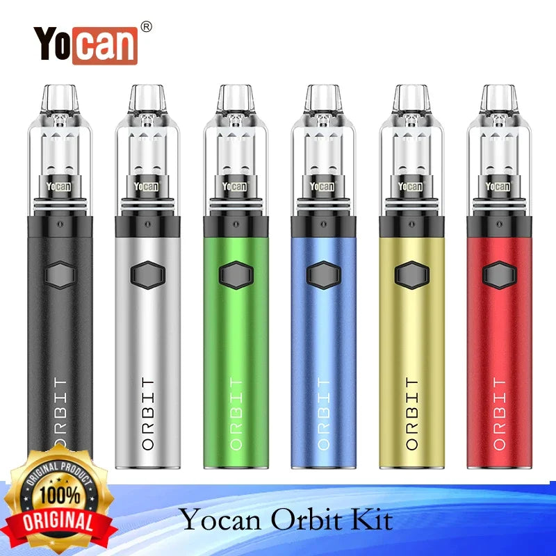 Originale Yocan Orbit Kit batteria integrata 1700mAh Top Vertex flusso d'aria 3.4/3.7/4.0V sigaretta elettronica vaporizzatore Vape Pen Kit